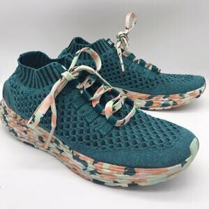 NOBULL Wild Knit All Day Runners Green Jewel Shoes Womens 7.5 M 6